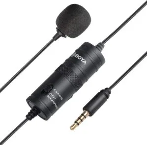 BOYA BY-M1 3.5mm Lavalier Condenser Mic Microphone