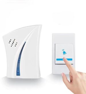 PEACORA Wireless Doorbell Over 100 Ft. Range Chime LED Flash Cordless Calling (32 Rings) Wireless Door Chime(35 Tunes)