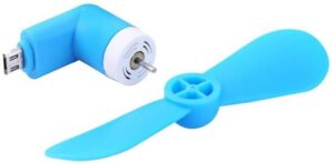 GADGETSMORE USB FAN Mini USB OTG Fan with Micro Pin for Tablet/Android Smartphone Portable USB Fan USB Fan (Blue)