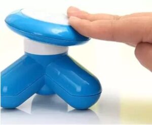 TARDY Mini Portable Vibrating Body Massager for Hand, Head, Shoulder, Neck, Back, Legs, Arms, Pain Release Massager. Battery operated included Electric Power.