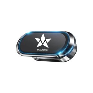 Blackstar ZEO Mag - 540° Angle Rotation-Enabled Magnetic Mobile Phone Holder for Car Dashboard/Car Phone Mount with Strong Magnetic Power - Compatible with All Mobiles (Not MAGSAFE Compatible)