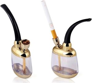 Cottage Handicraft Multifunction Stylish Water Mini Hookah Pipe Smoking Pipe, Cigarettes Cigar Pipes Perfect Beginner Pipe Dress Up and Pretend Play
