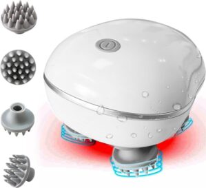 Zovilstore Electric Head,Scalp Massager | Rechargeable Head Kneading Massage Machine 3 Speed Mode Handheld.Portable,Scalp Scratcher Body Massager for Hair Growth Massager(Multicolor)