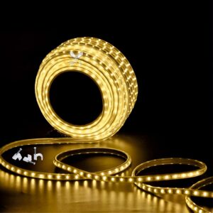 Errol led strip lights waterproof led rope light energy saving strip lights for room | led strip light for false ceiling | home decor lights | home decoration | Diwali | Christmas (5 Meter,Warm White)
