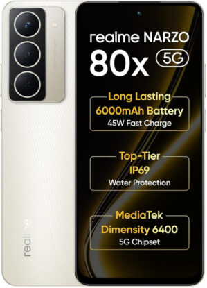 realme Narzo 80x 5G (Sunlit Gold, 128 GB)(6 GB RAM)