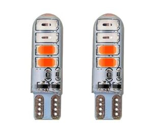 Roccia Indiano Universal T10 RGB Remote Control Car Led Bulb 6 SMD Multi Color Side Light Bulbs Crystal Lamp Red Blue 2pcs Comfortable with Pul-SAR 200 Ns