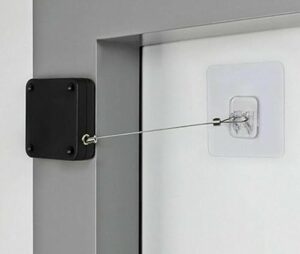 Drill Free Automatic Screen & Door Closer Replacement Bracket | Easy Installation | for Home | White | Heavy Duty | Non Hydraulic
