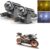 Mini Driving Projector Fog Led Light White And Yellow Dc Power 12V-24V For All Motorcycle, Scooty, Cars